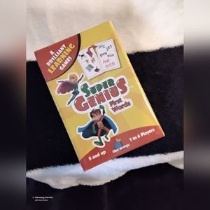 Super Genius- FIRST WORDS. NIB